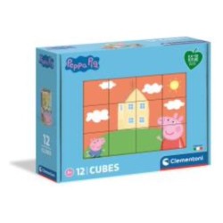 PUZZLE CUBI 12 PEZZI PEPPA PIG