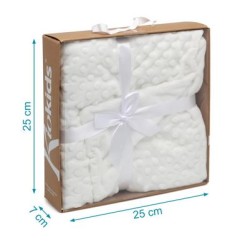 COPERTA BIANCA 80X110 CM