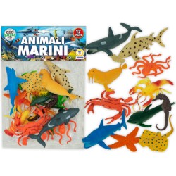 BUSTA ANIMALI MARINI 17 PEZZI