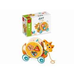 AKY LA VOLPE IN LEGNO