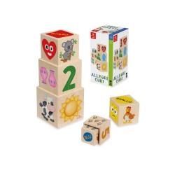 ALLEGRI CUBI IN LEGNO