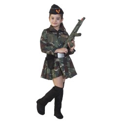 COSTUME SOLDATESSA TAGLIA 7...