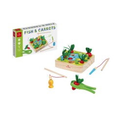 FISH AND CARROTS IN LEGNO