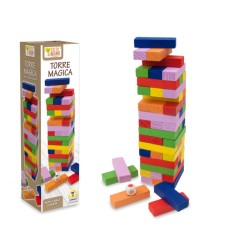 TORRE IN LEGNO COLORATA