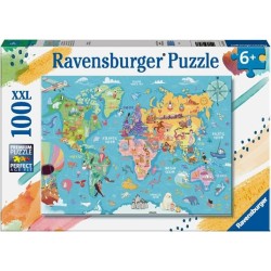 PUZZLE 100 PEZZI XXL MAPPA...