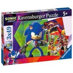 PUZZLE 3X49 PEZZI SONIC PRIME