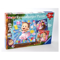 PUZZLE 3X49 PEZZI MASHA E ORSO