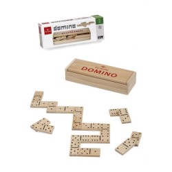 DOMINO CON SCATOLA LEGNO