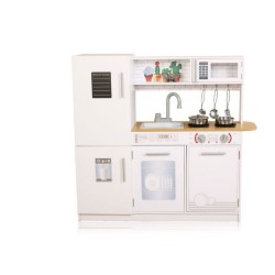 CUCINA IN LEGNO BIANCA CON...