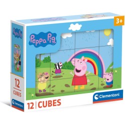 PUZZLE CUBI 12 PEZZI PEPPA PIG