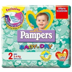 PANNOLINI BABY DRY TG  2  3...