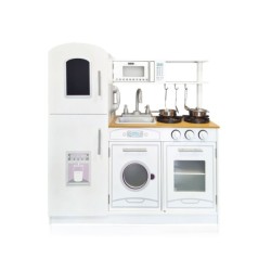 CUCINA IN LEGNO BIANCA CON...