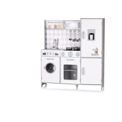 CUCINA IN LEGNO BIANCA CON...