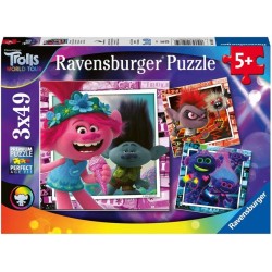 PUZZLE 3X49 PEZZI TROLLS 2...