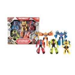 SET 5 ROBOT TRASFORMABILI 5...