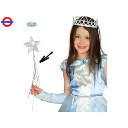 BACCHETTA FATA ARGENTO 53 CM