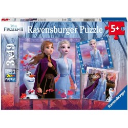 PUZZLE 3X49 PEZZI FROZEN 2