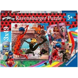 PUZZLE 3X49 PEZZI MIRACULOUS