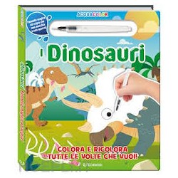 LIBRO ACQUACOLOR   I DINOSAURI