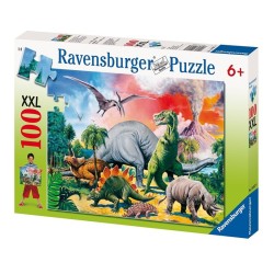 PUZZLE 100 PEZZI XXL DINOSAURI