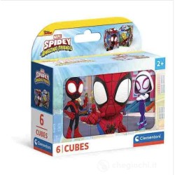 PUZZLE CUBI 6 PEZZI SPIDEY