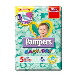 PANNOLINI BABY DRY TG  5...