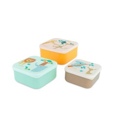 SET DA 3 PORTAMERENDA GIUNGLA