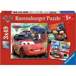 PUZZLE 3X49 PEZZI CARS 2