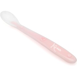 CUCCHIAIO IN SILICONE ROSA