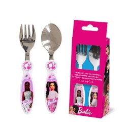 SET 2 POSATE IN METALLO BARBIE