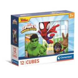 PUZZLE CUBI 12 PEZZI SPIDEY