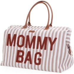 BORSA MOMMY BAG RIGHE BEIGE
