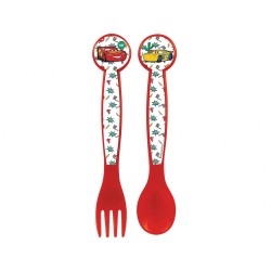 SET 2 POSATE IN PLASTICA CARS