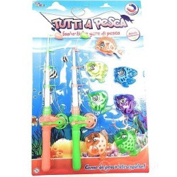BLISTER CON 2 CANNE PESCA E...