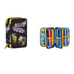 ASTUCCIO 3 ZIP CON COLORI...