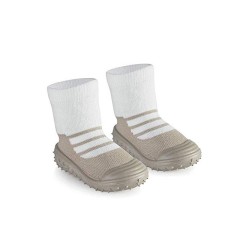 CALZA ANTISCIVOLO BEIGE 6 MESI