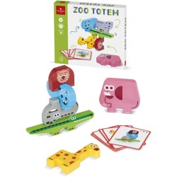 ZOO TOTEM IN LEGNO