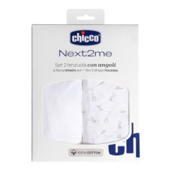 SET LENZUOLA COTONE 2 PEZZI...
