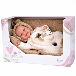 BAMBOLA BEA BEBE ROSA CM 35...