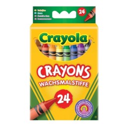 24 PASTELLI A CERA ASSORTITI 