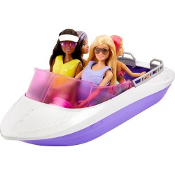 BARBIE BARCA CON 2 BAMBOLE...