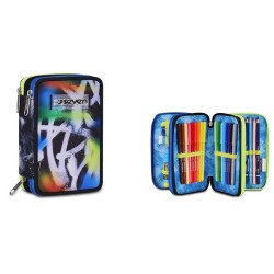 ASTUCCIO 3 ZIP CON COLORI...