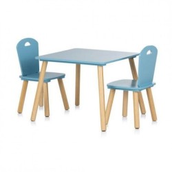 TAVOLO CON 2 SEDIE IN LEGNO...