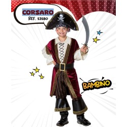 COSTUME CORSARO TAGLIA 5 6...