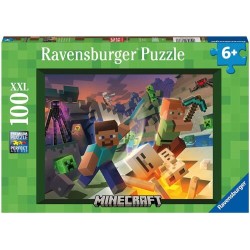 PUZZLE 100 PEZZI XXL MINECRAFT