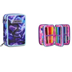 ASTUCCIO 3 ZIP CON COLORI...