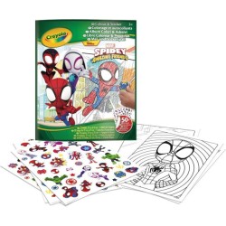 ALBUM ADESIVI COLORING SPIDEY