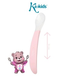 CUCCHIAIO IN SILICONE ROSA...