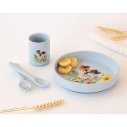 SET PAPPA BLU IN SILICONE...