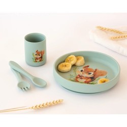 SET PAPPA VERDE IN SILICONE...